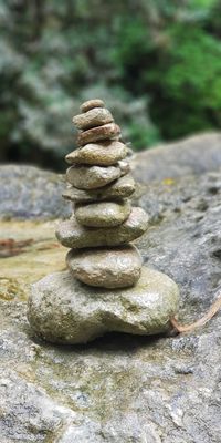 A stack of smooth stones symbolizing balance.
